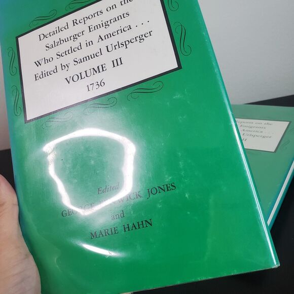 Samuel Urlsperger Detailed Reports Salzburger Emigrants Who Settled America Lot - Picture 16 of 16